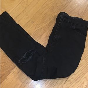 American Eagle Black Skinny Jeans 12 Short